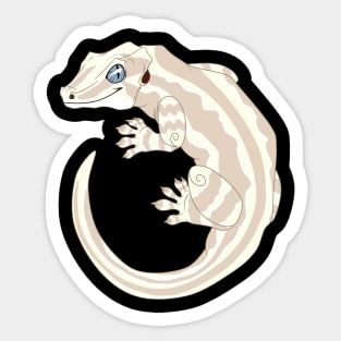 White Gargoyle Gecko Sticker